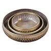 HSM Collection Ensemble de bols d&eacute;coratifs 3 pcs