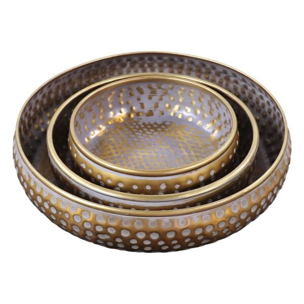 HSM Collection Ensemble de bols d&eacute;coratifs 3 pcs