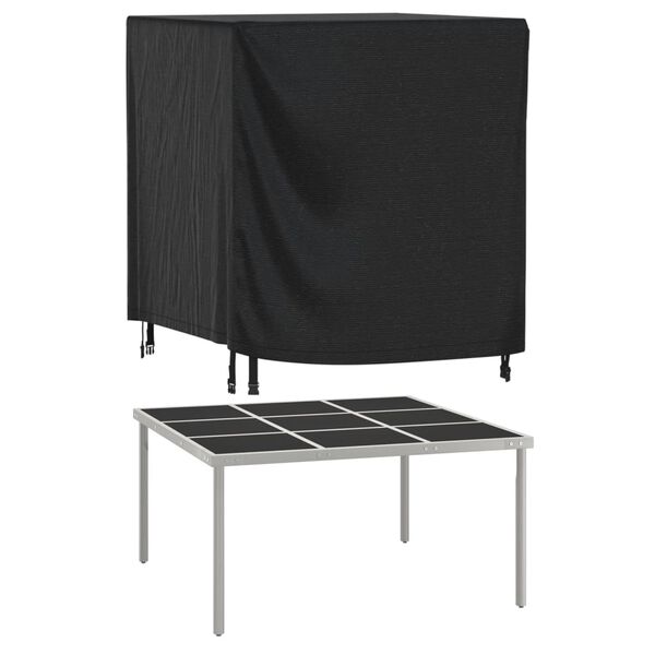 vidaXL Housses de salon de jardin 2 pcs 116x100x120cm imperm&eacute;able 420D