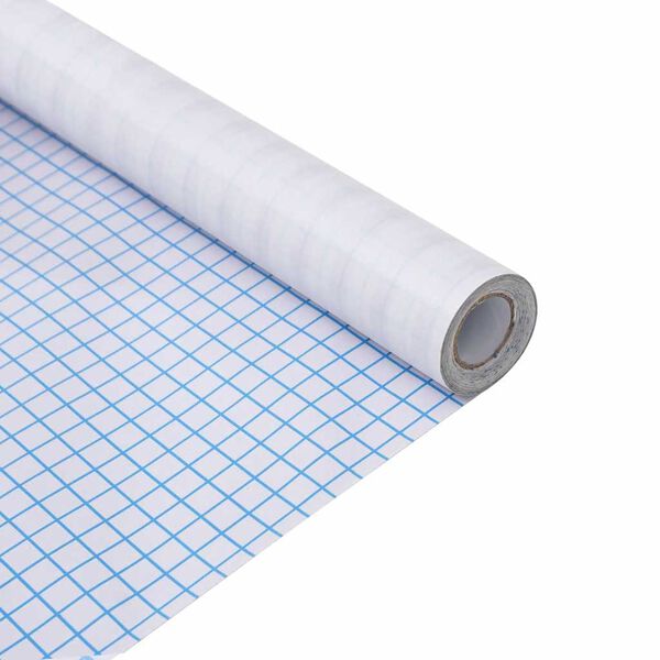 vidaXL Films pour fen&ecirc;tre d&eacute;poli design &agrave; rayures PVC