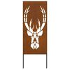 vidaXL &Eacute;cran de confidentialit&eacute; de jardin Rouill&eacute; 50 x 140 cm