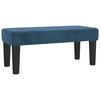 vidaXL Sommier &agrave; lattes de lit avec matelas Bleu fonc&eacute; 90x190 cm