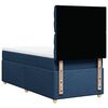 vidaXL Sommier &agrave; lattes de lit avec matelas Bleu 80x200 cm Tissu