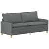 vidaXL Canap&eacute; Gris fonc&eacute; 196 x 81 x 87,5 cm Tissu