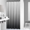 Sealskin Rideau de douche Speckles 180 cm Noir