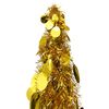 vidaXL Sapin de No&euml;l artificiel escamotable dor&eacute; 180 cm PET