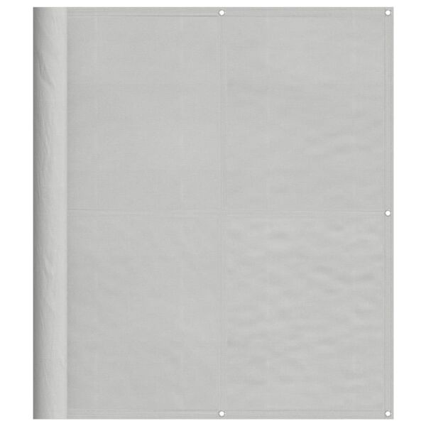 vidaXL &Eacute;cran de balcon gris clair 120x300 cm 100% polyester oxford