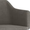 vidaXL Chaises pivotantes &agrave; manger lot de 6 Gris fonc&eacute; Velours