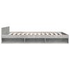 vidaXL Cadre de lit avec tiroirs sans matelas gris b&eacute;ton 140x200 cm