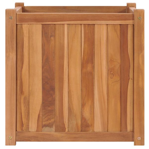 vidaXL Lit surélevé 50x50x50 cm Bois de teck solide