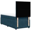 vidaXL Sommier &agrave; lattes de lit avec matelas bleu 100x200 cm