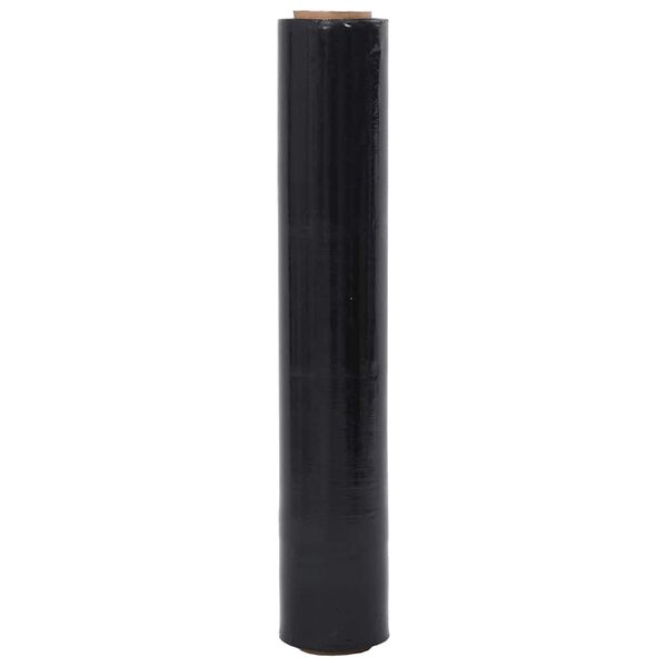 vidaXL Film &eacute;tirable 6 pcs noir 17 &mu;m 50 cm x 150 m