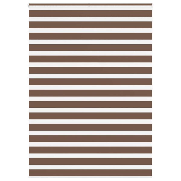 vidaXL Store z&egrave;bre marron 165x200cm largeur du tissu 160,9cm polyester