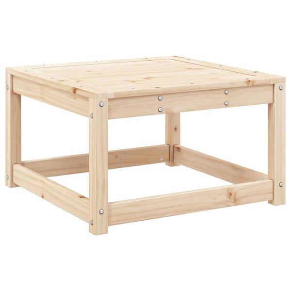 vidaXL Repose-pied de jardin bois de pin massif