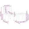 vidaXL Chaise de relaxation avec tabouret jaune velours