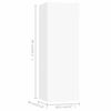 vidaXL Ensemble de meubles TV 8 pcs Blanc Bois d'ing&eacute;nierie