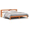 vidaXL Cadre de lit sans matelas cire marron 180x200cm bois pin massif