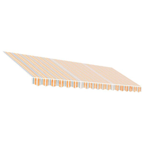 vidaXL Tissu de remplacement pour auvent rayures multicolores 4,5x3 m