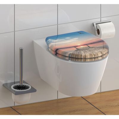 SCHÜTTE Siège de toilette avec fermeture en douceur SUNSET SKY