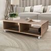 vidaXL Table basse Bois massif Marron