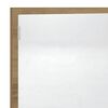 vidaXL Miroir de salle de bain &agrave; LED ch&ecirc;ne artisanal bois d'ing&eacute;nierie