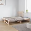 vidaXL Lit coulissant sans matelas 2x(90x190) cm