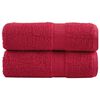 vidaXL Serviettes d'invit&eacute; de qualit&eacute; sup&eacute;rieure SOLUND 2 pcs rouge