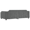 vidaXL Lit de repos sans matelas gris fonc&eacute; 90x190 cm tissu