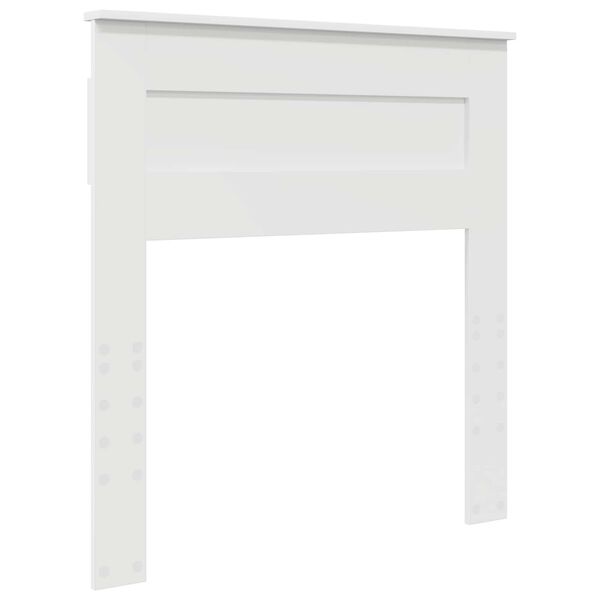 vidaXL T&ecirc;te de lit Blanc 100 cm Bois d'ing&eacute;nierie