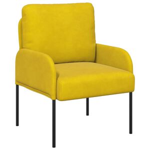 vidaXL Canap&eacute;s avec coussin 55cm Jaune Contreplaqu&eacute;