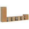 vidaXL Ensemble meuble TV 3 pcs Ch&ecirc;ne artisanal Bois d'ing&eacute;nierie