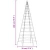 vidaXL Sapin de No&euml;l &agrave; LED 200 LED bleu 180 cm