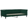 vidaXL Lit de jour avec matelas vert fonc&eacute; 90x200 cm velours