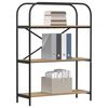 vidaXL &Eacute;tag&egrave;re Ch&ecirc;ne artisanal 80 x 30 x 109 cm Bois d'ing&eacute;nierie