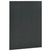 vidaXL Cloison de s&eacute;paration 3 panneaux Anthracite 120x180 cm Acier