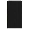 vidaXL Buffet LED 2 pcs Ch&ecirc;ne noir 41 x 37 x 67 cm Bois d'ing&eacute;nierie