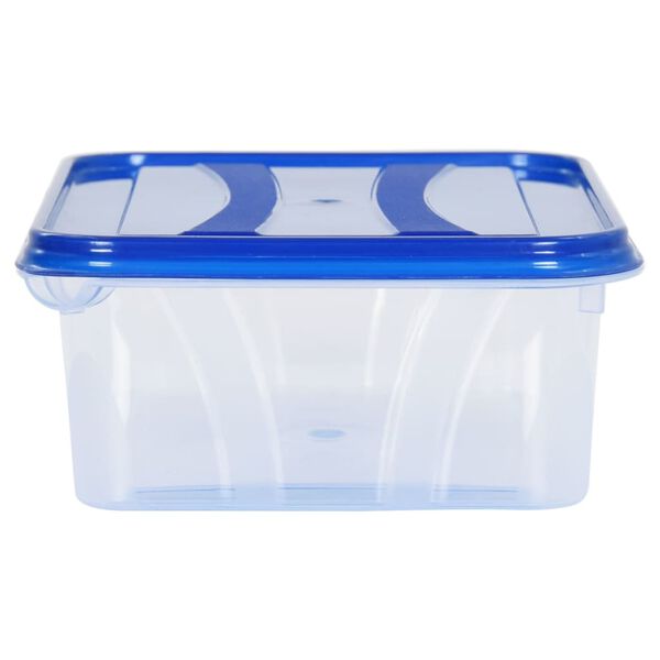 vidaXL R&eacute;cipients de stockage des aliments avec couvercles 10 pcs PP