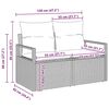 vidaXL Ensemble de canap&eacute; de jardin 8 pcs Beige et Gris clair