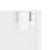 vidaXL Armoires &agrave; chaussures murales 2 pcs Blanc 80x18x60 cm Agglom&eacute;r&eacute;