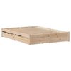vidaXL Cadre de lit sans matelas 150x200 cm bois de pin massif