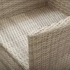 vidaXL Ensemble &agrave; manger de jardin 5 pcs beige