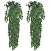 vidaXL Buissons artificiels de lierre 4 pcs Vert 90 cm