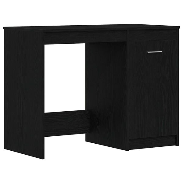 vidaXL Bureau Chêne noir 100 x 50 x 76 cm Bois d'ingénierie