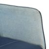 vidaXL Chaise &agrave; bascule avec repose-pied Denim Bleu Toile patchwork