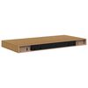 vidaXL &Eacute;tag&egrave;re Murale 2 pcs Beige 50 x 23 x 4 cm Bois d'ing&eacute;nierie