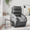 vidaXL Fauteuil inclinable &eacute;lectrique gris similicuir
