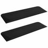 vidaXL Rampes de seuil 2 pcs 110x32x3,8 cm Caoutchouc