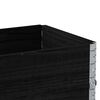 vidaXL Jardini&egrave;re noir 100x50 cm bois massif de pin