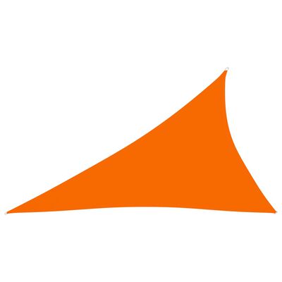 vidaXL Voile de parasol Tissu Oxford triangulaire 4x5x6,4 m Orange
