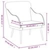 vidaXL Fauteuil Bordeaux 63x76x80 cm Similicuir